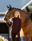 LeMieux Frances Ladies Quarter Zip Fleece, Damson