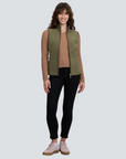 LeMieux Frankie Ladies Fleece Vest, Willow Green