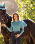 LeMieux Halle Ladies Lightweight Base Layer, Lagoon