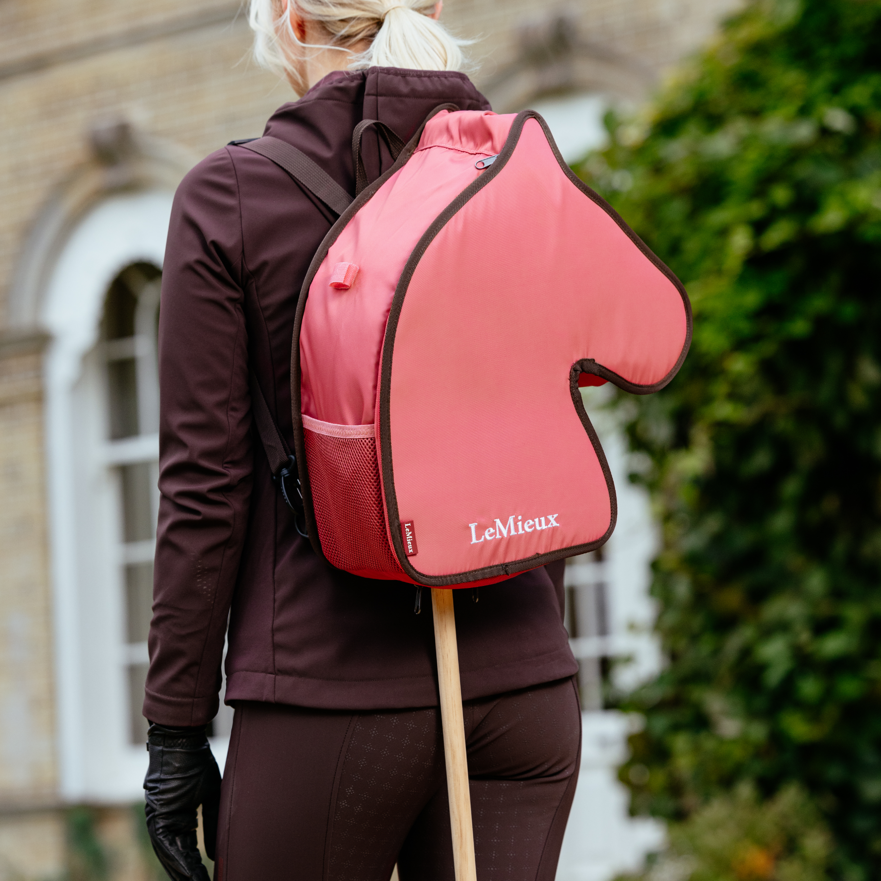 LeMieux Hobby Horse Carry Bag, Cranberry