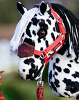 LeMieux Hobby Horse Vogue Headcollar & Leadrope, Cranberry