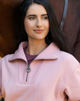 LeMieux Keira Quarter Neck Sweatshirt, Blossom