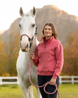 LeMieux Keira Quarter Zip Sweatshirt, Cranberry