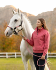 LeMieux Keira Quarter Zip Sweatshirt, Cranberry