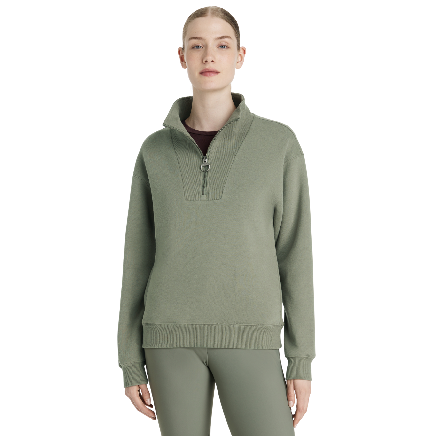 LeMieux Keira Quarter Zip Sweatshirt, Rosemary