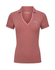 LeMieux Serena Ladies Short Sleeve Sports Polo, Peony