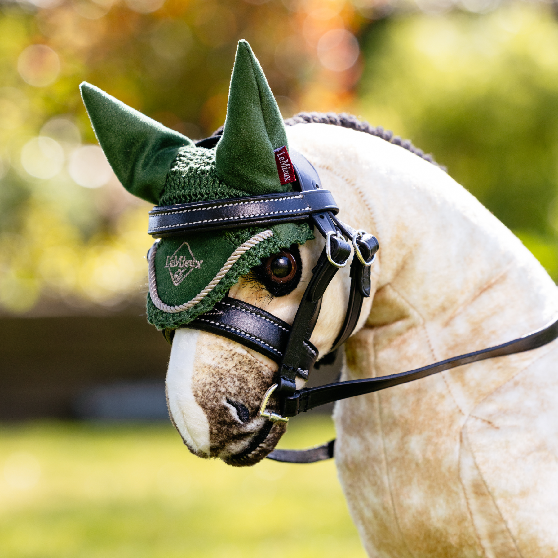 LeMieux Toy Pony Fly Hood, Hunter Green