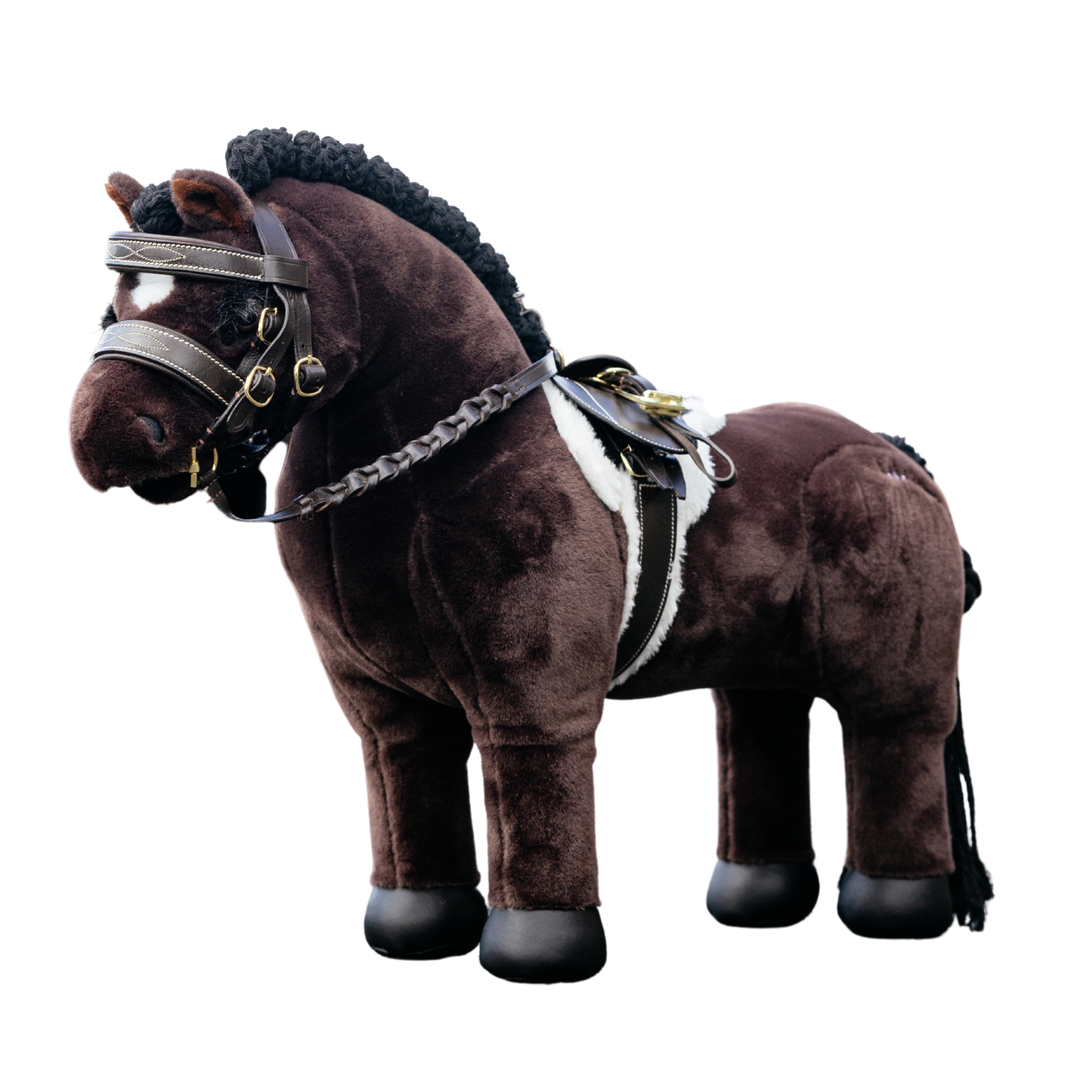 LeMieux Toy Pony Hunter Saddle Pad & Girth, Brown