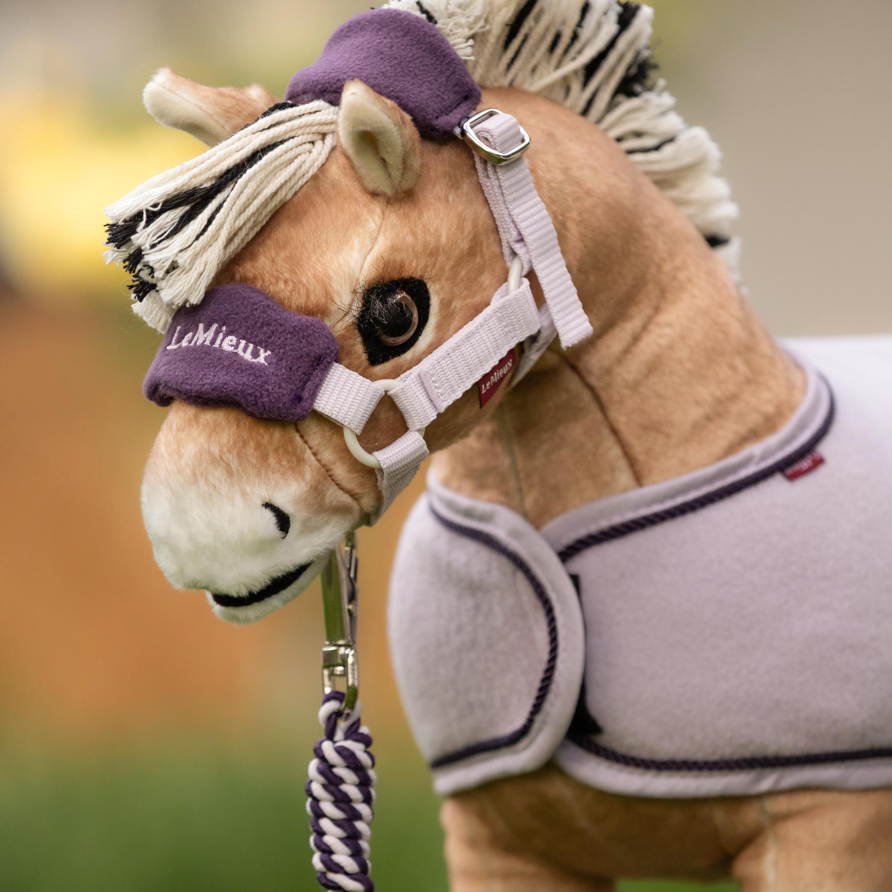 LeMieux Toy Pony Vogue Head Collar & Lead Rope, Lilac