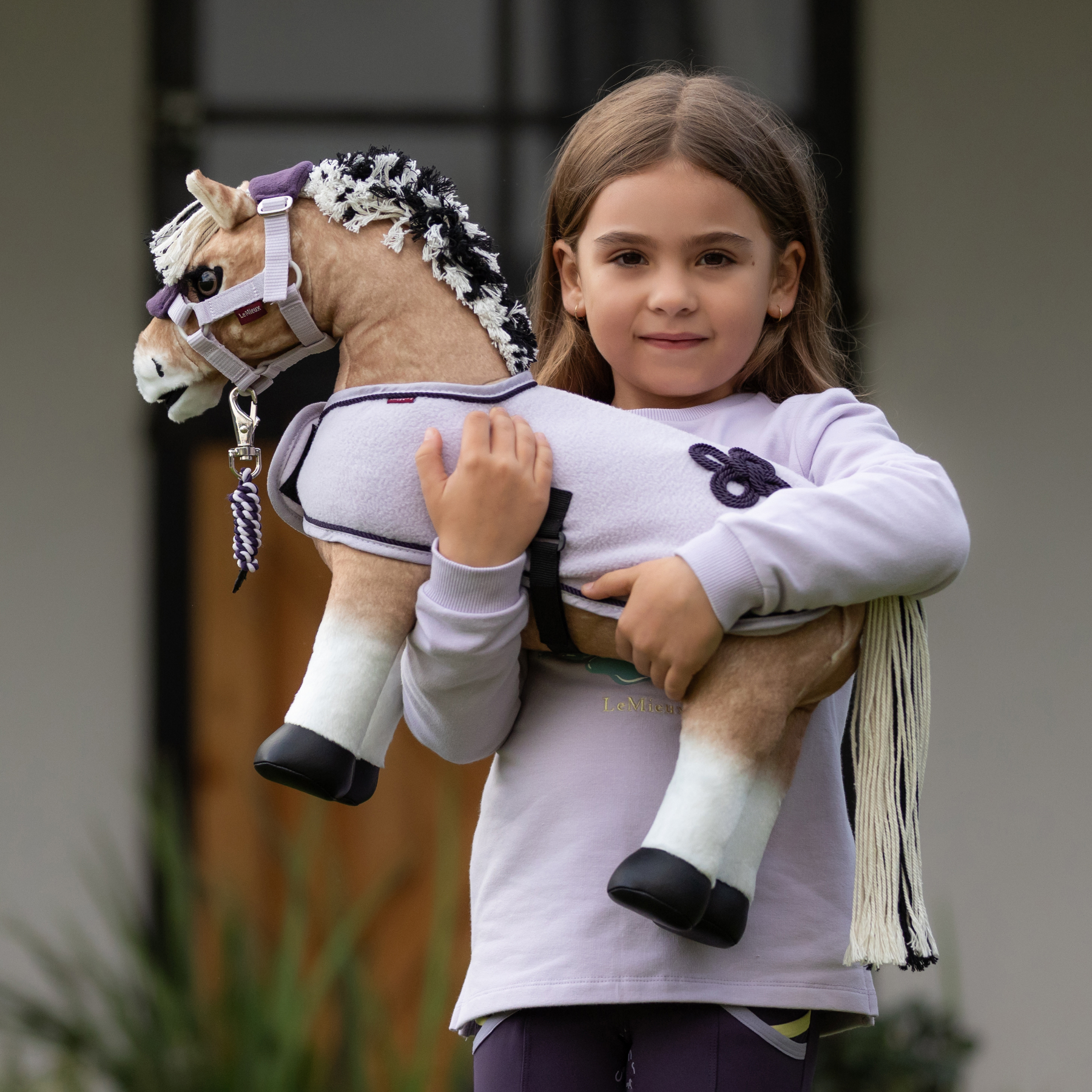 LeMieux Toy Pony Vogue Head Collar & Lead Rope, Lilac