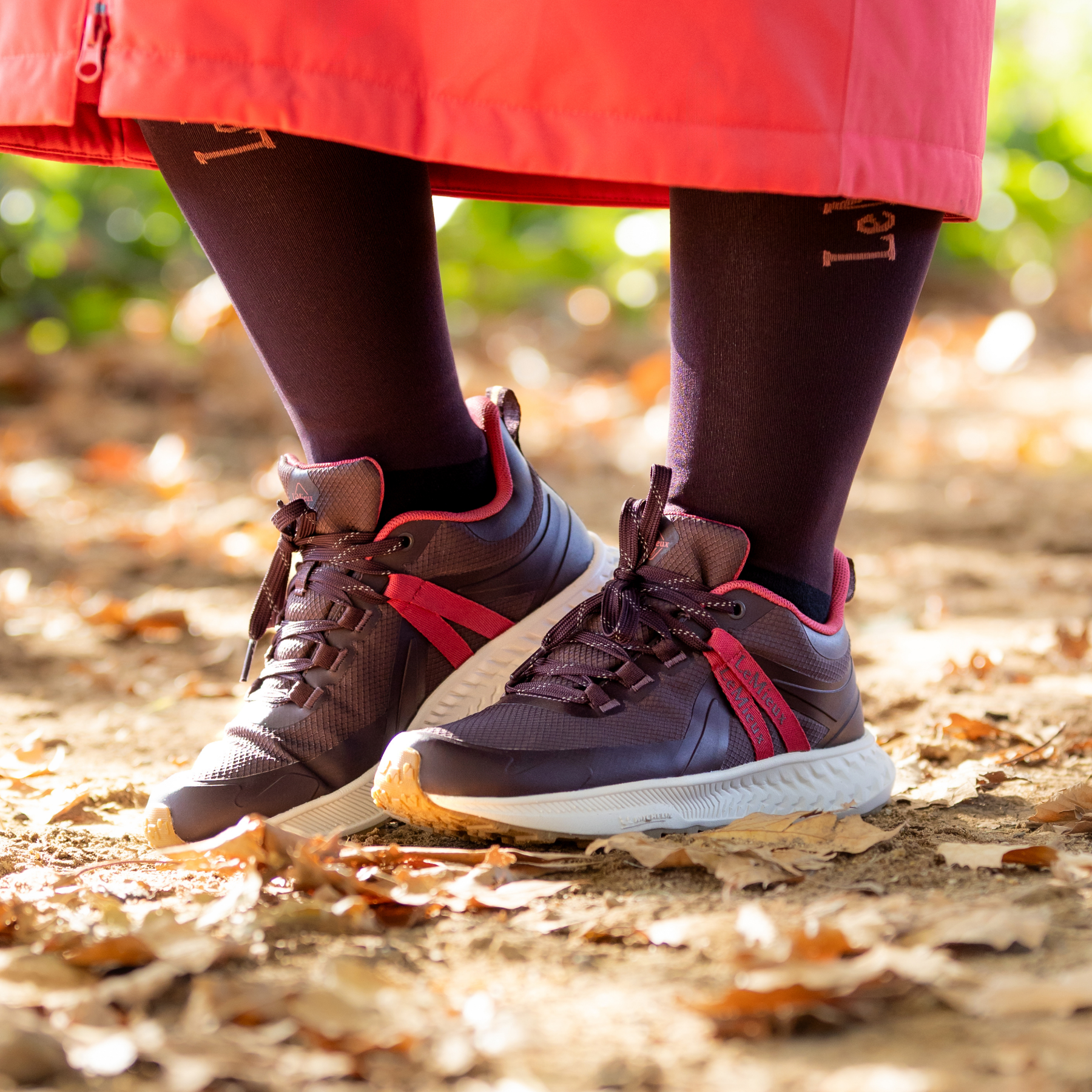 LeMieux Trax Viva Waterproof Trainer, Damson