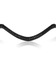 Lumiere Equestrian Black Solitaire Crystal Browband, Black