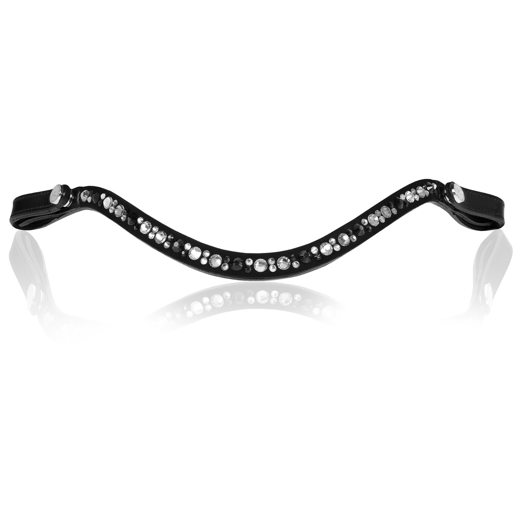 Lumiere Equestrian Dante Browband, Black