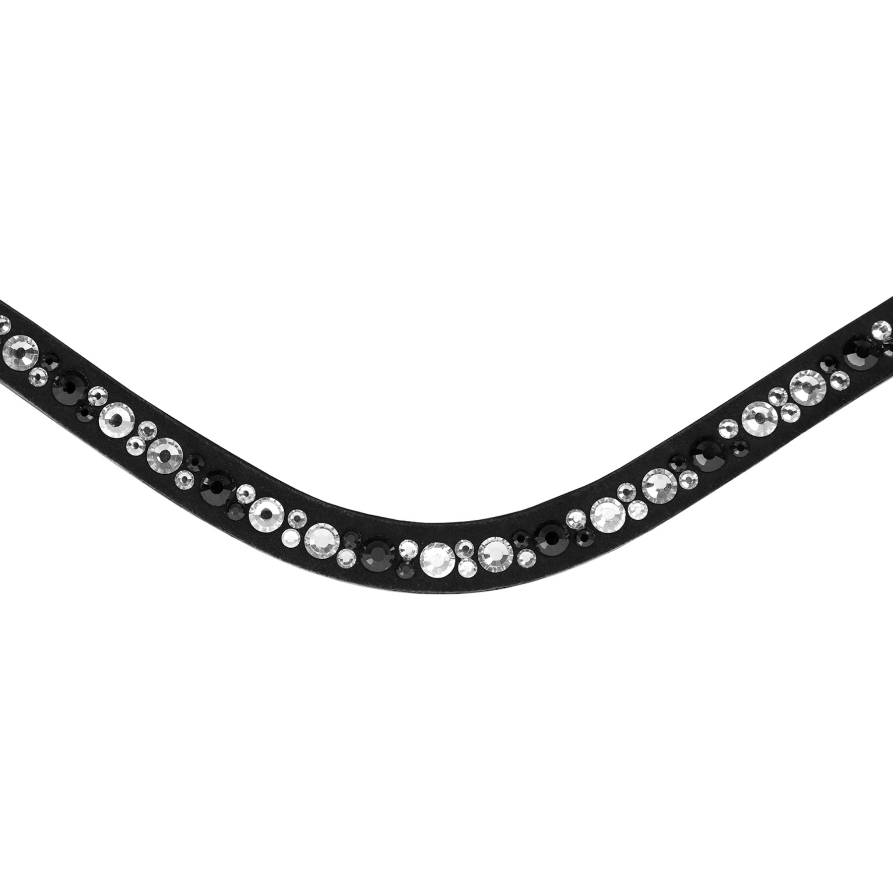 Lumiere Equestrian Dante Browband, Black