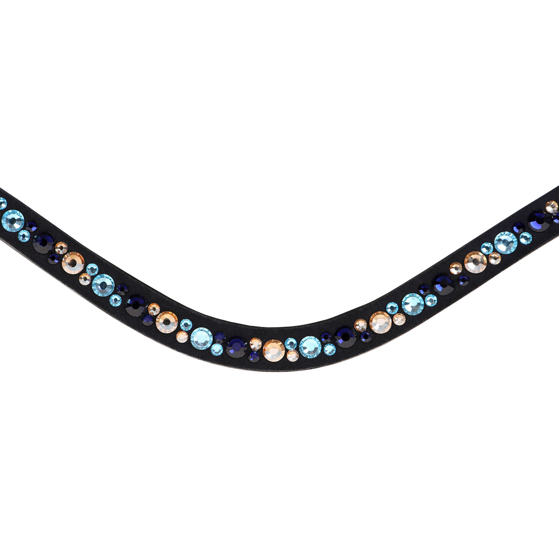 Lumiere Equestrian Demi Browband, Black