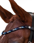 Lumiere Equestrian Demi Browband, Black