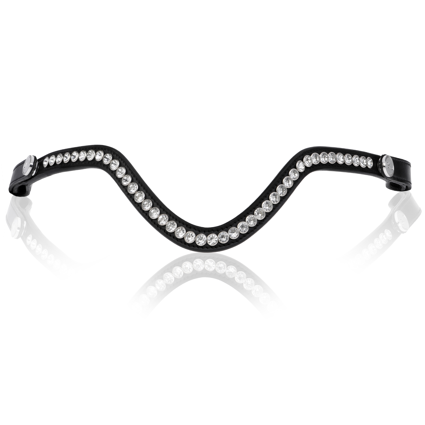 Lumiere Equestrian Saphira Browband, Black