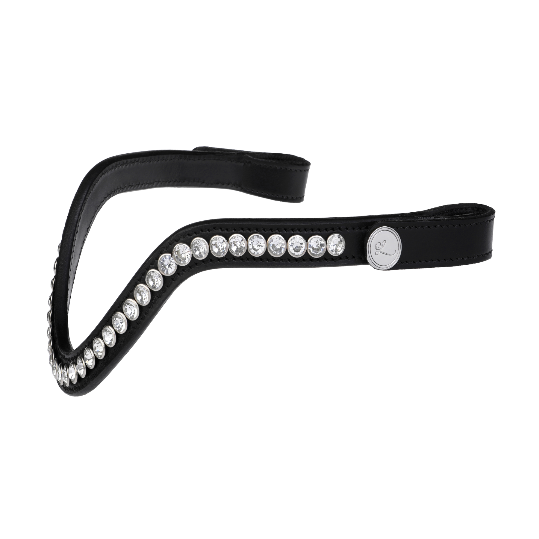 Lumiere Equestrian Saphira Browband, Black