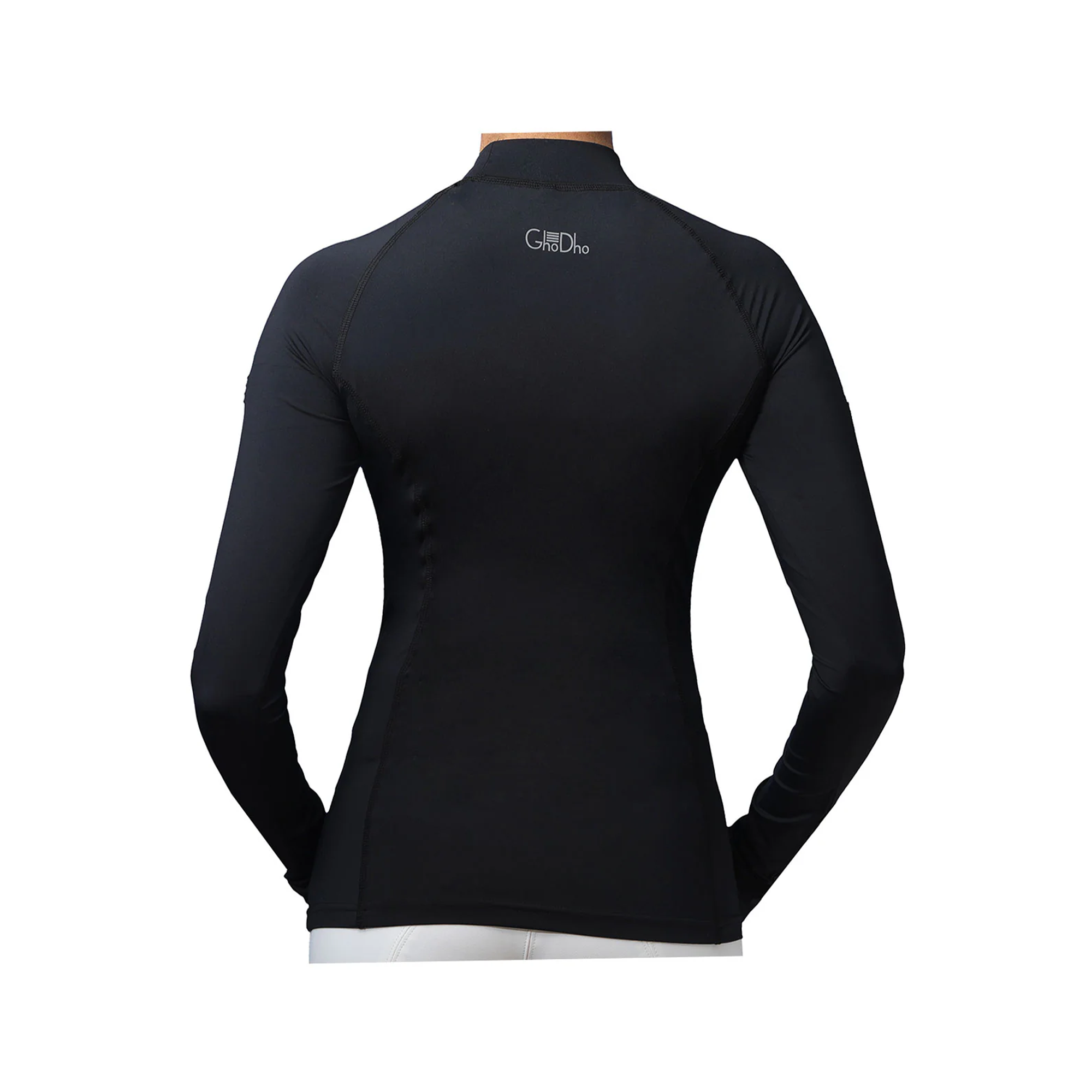Ghodho Lyra UPF Ladies Long Sleeve Base Layer, Black