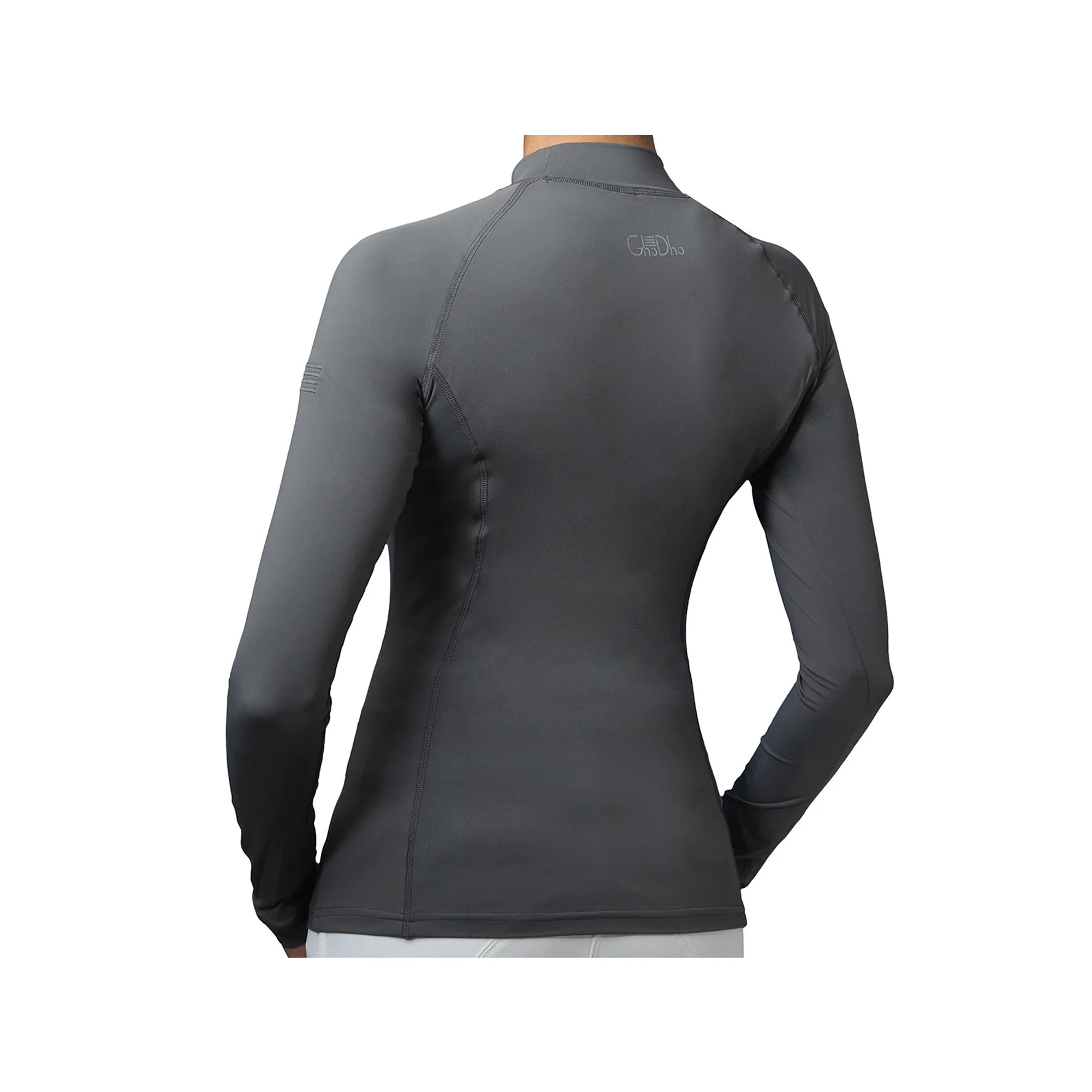 Ghodho Lyra UPF Ladies Long Sleeve Base Layer, Carbon