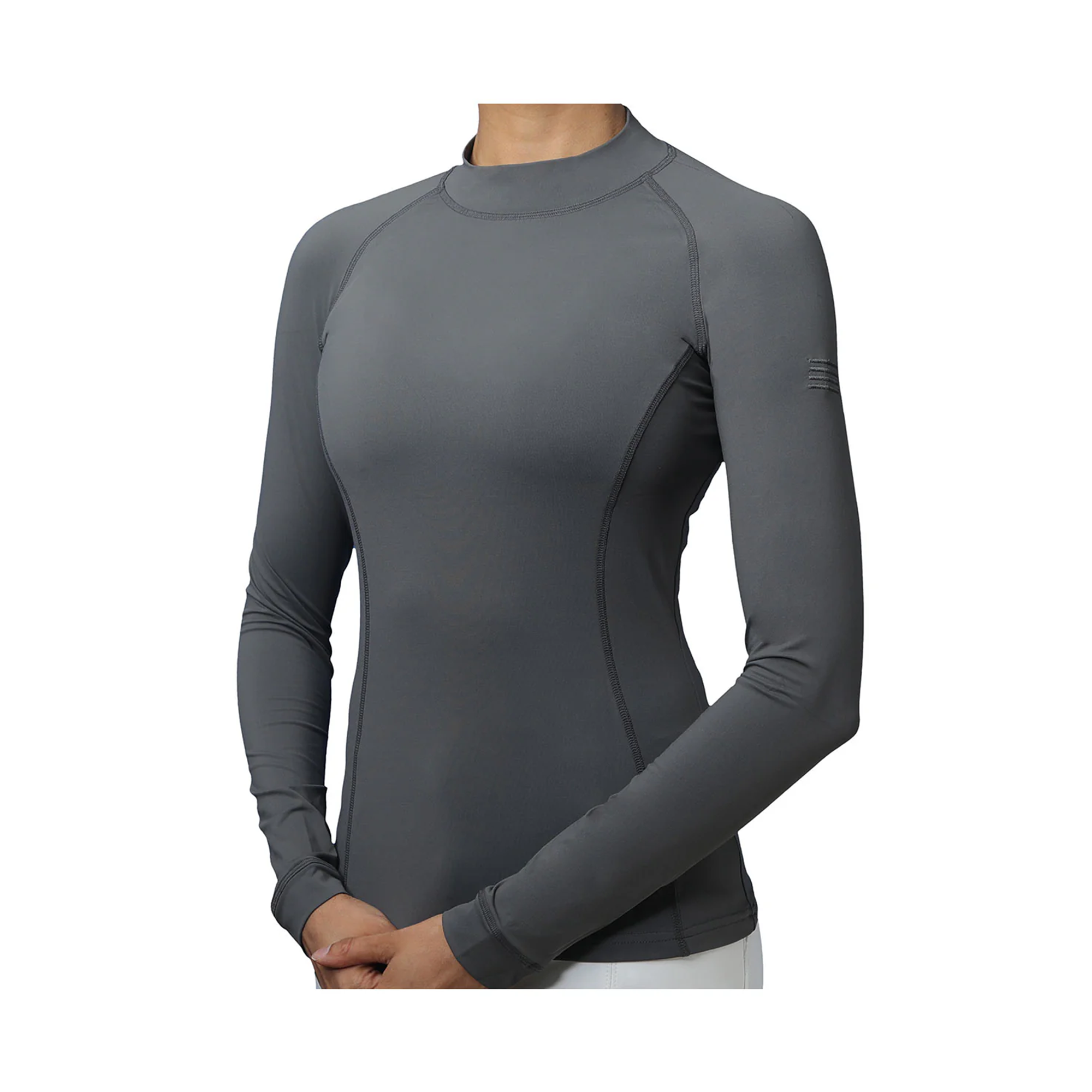 Ghodho Lyra UPF Ladies Long Sleeve Base Layer, Carbon