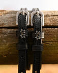 ManeJane Double Star Silver Spur Straps