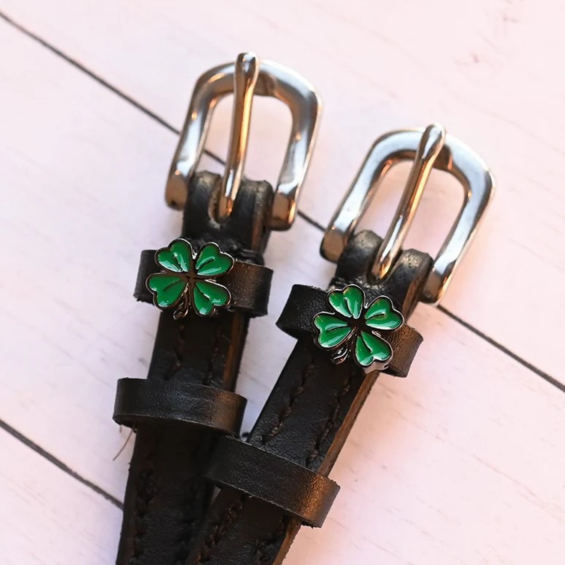 ManeJane Four Leaf Clover Spur Straps