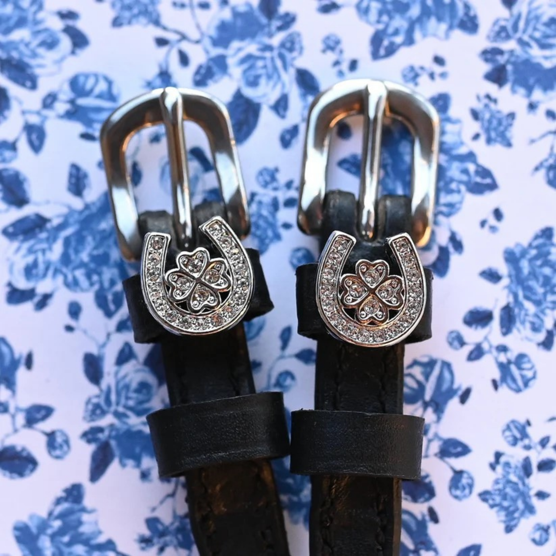 ManeJane Horse Shoe Clover Spur Straps