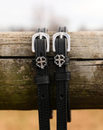 ManeJane Silver Outline Clover Spur Straps