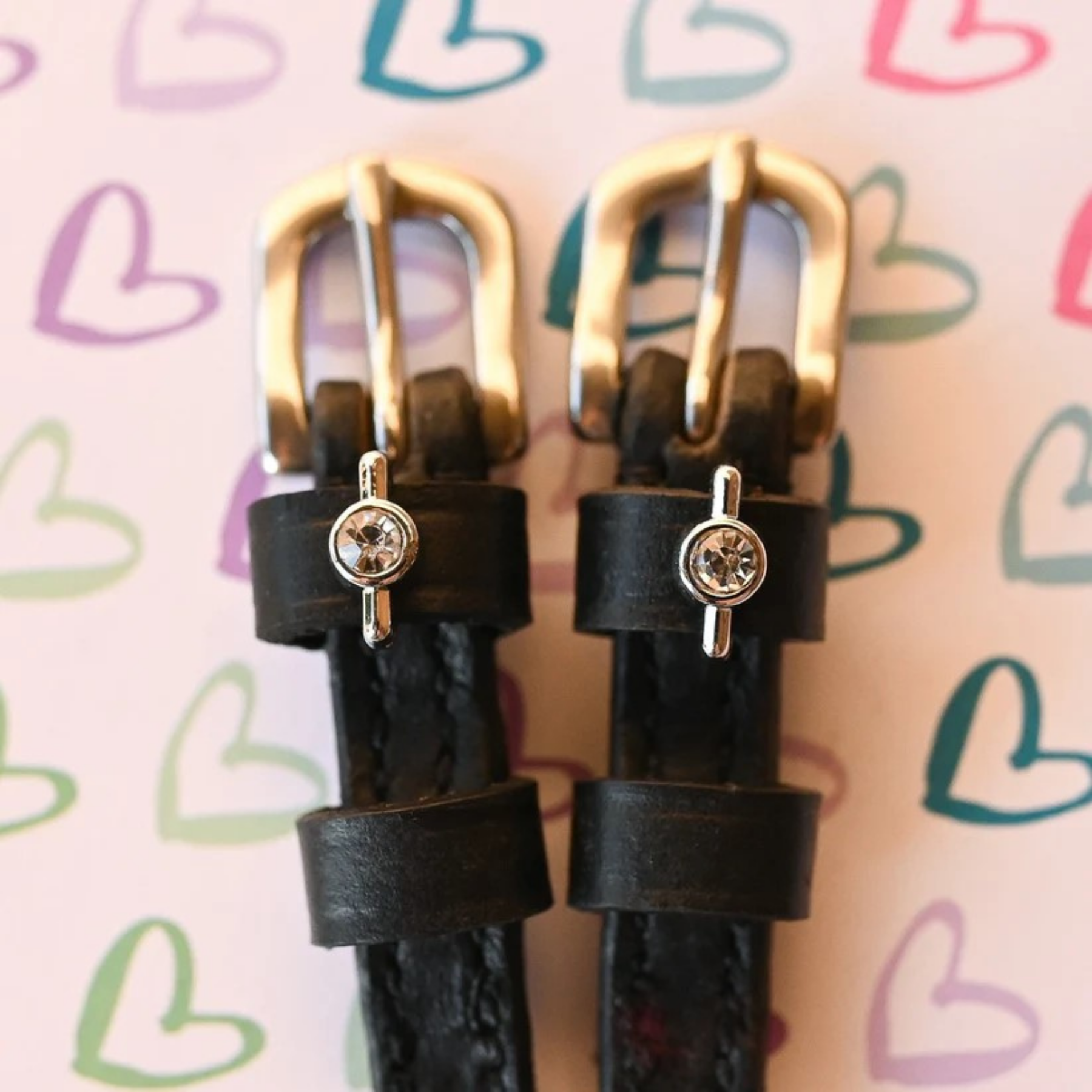 ManeJane Single Clear Stone Spur Straps