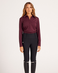 Milrey CALLIE Ladies Long Sleeve Blouse, Sumac