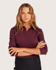 Milrey CALLIE Ladies Long Sleeve Blouse, Sumac