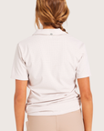 Milrey CALLIE Ladies Short Sleeve Blouse, Stone