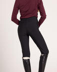 Milrey Ladies Signature Contour Riding Tights, Black
