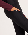 Milrey Ladies Signature Contour Riding Tights, Black