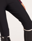 Milrey Ladies Signature Contour Riding Tights, Black