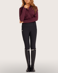 Milrey Ladies Signature Contour Riding Tights, Black