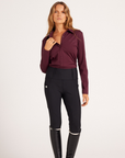 Milrey Ladies Signature Contour Riding Tights, Black