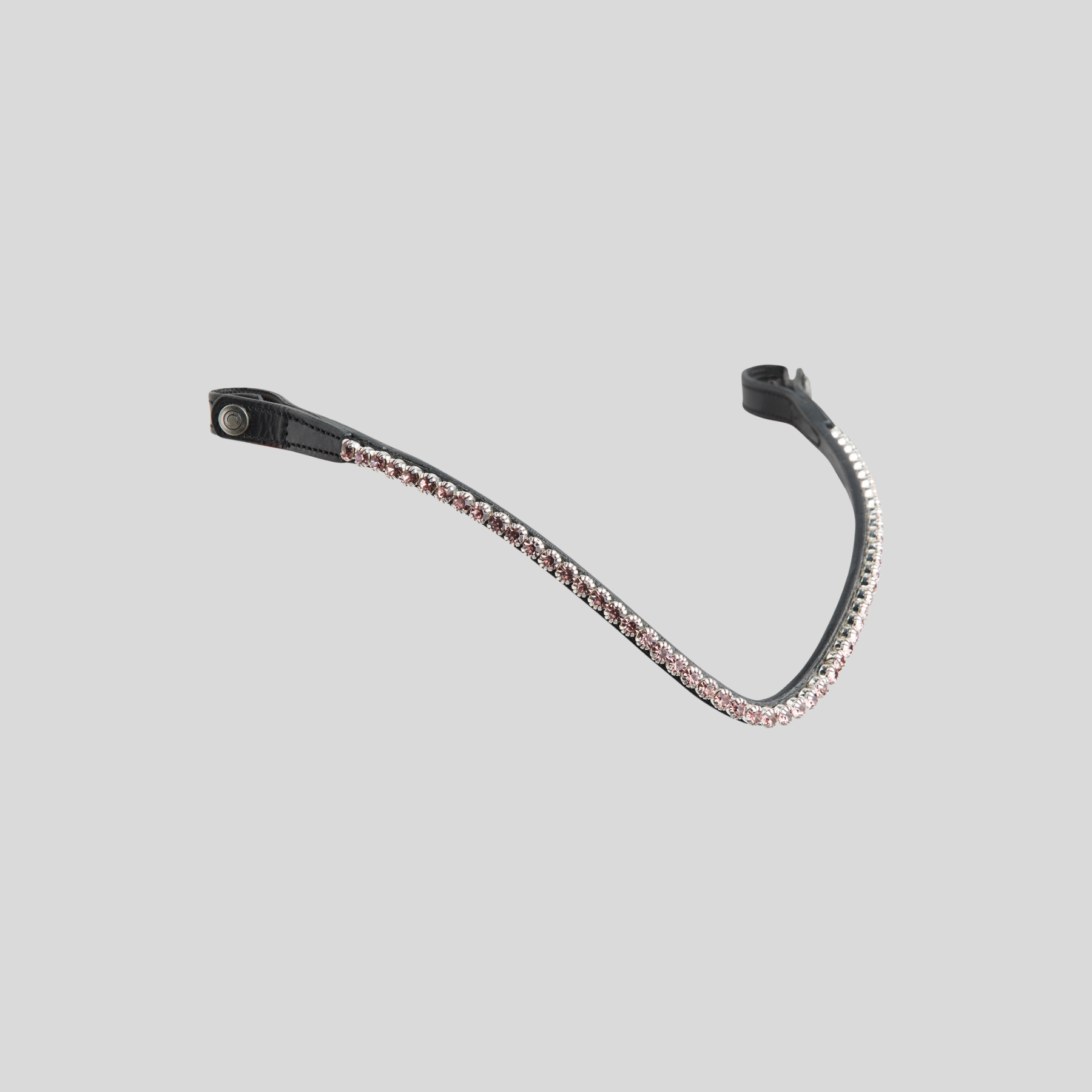 Montar Browband FAIR Crystal Curved, Dusty Rose