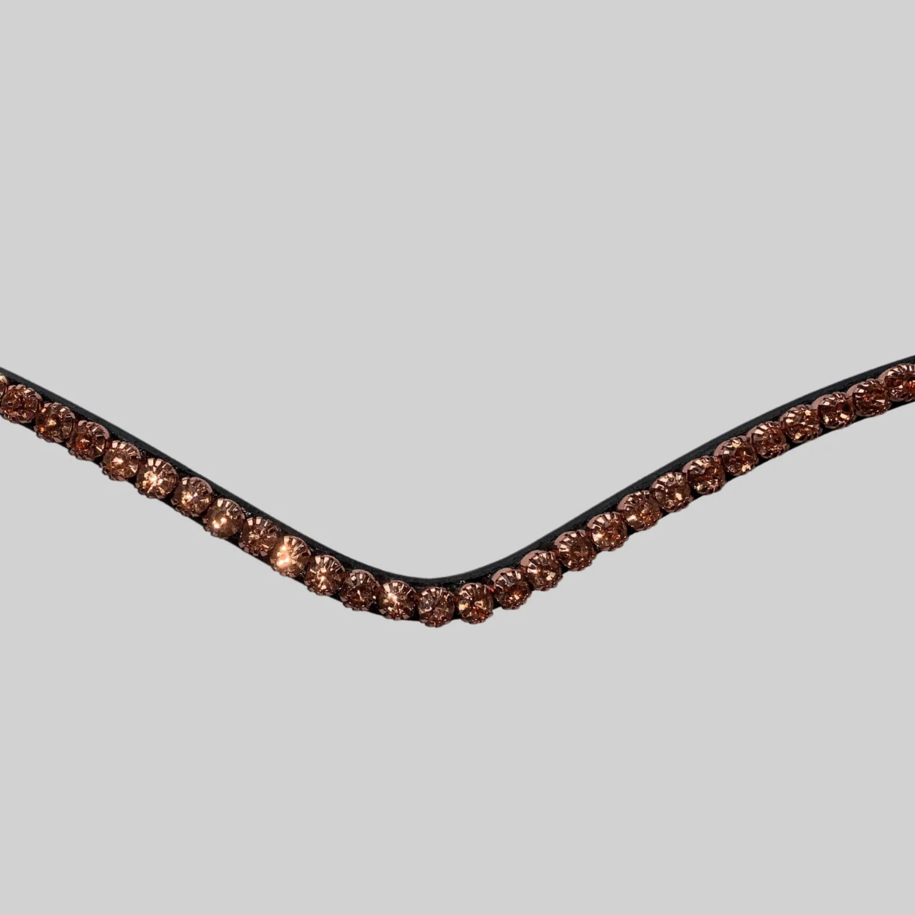 Montar Browband FAIR Crystal Curved, Rosegold
