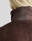 Montar MoEbba Ladies Full Zip Teddy Body Warmer, Black Peony