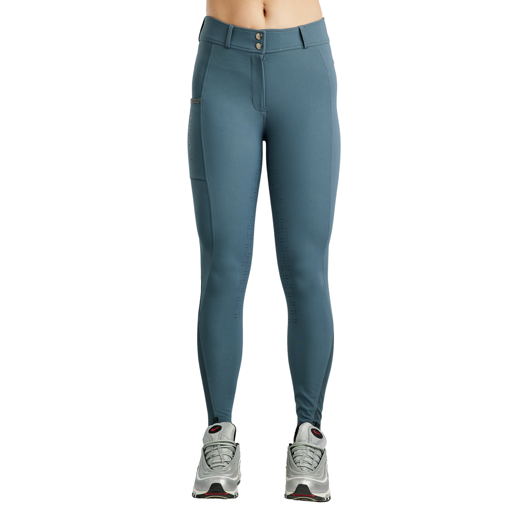 Montar MoGloria Caviar Tape Ladies Full Grip Breeches, Dark Slate