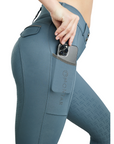Montar MoGloria Caviar Tape Ladies Full Grip Breeches, Dark Slate