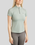 Montar MoPearl Pintuck Ladies Short Sleeve Training Shirt, Turin