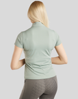 Montar MoPearl Pintuck Ladies Short Sleeve Training Shirt, Turin