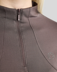 Montar MoZida REFINED Ladies Long Sleeve Thermo Base Layer, Black Peony