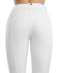 Montar MoZira Ladies Refined Full Grip Breeches with Compression, White