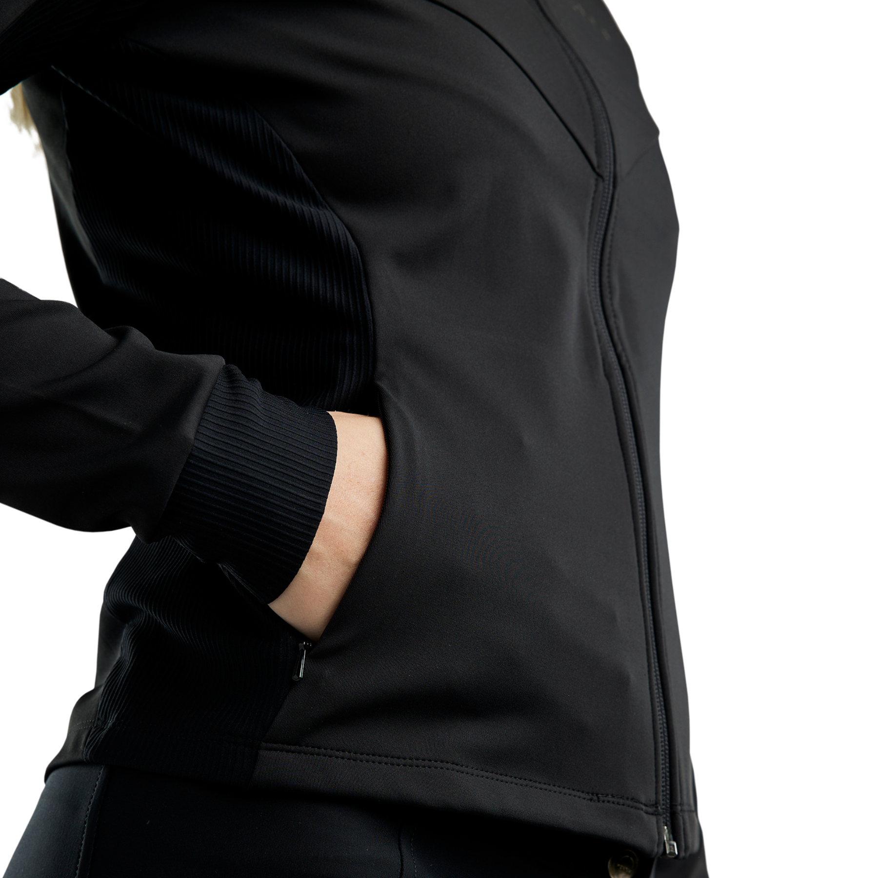 Montar MoZira Ladies Refined Full Zip Jacket, Black