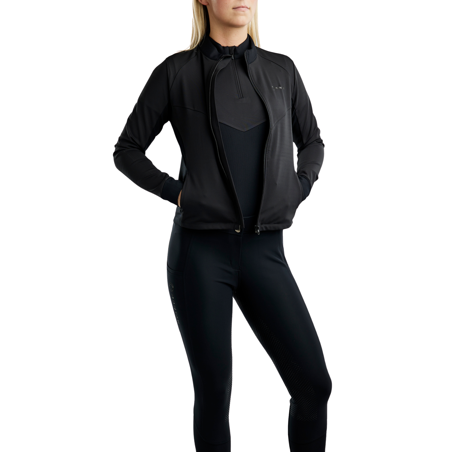 Montar MoZira Ladies Refined Full Zip Jacket, Black