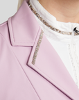 Montar MoLila Competition Jacket with Champagne Crystal Tape and Crystals, Candy Pink